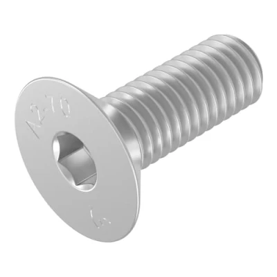 Image de Vis à tête fraisée SECCARO M12 x 35 mm, acier inoxydable V2A VA A2, DIN 7991 / ISO 10642, emboîture hexagonale, 20 pièces