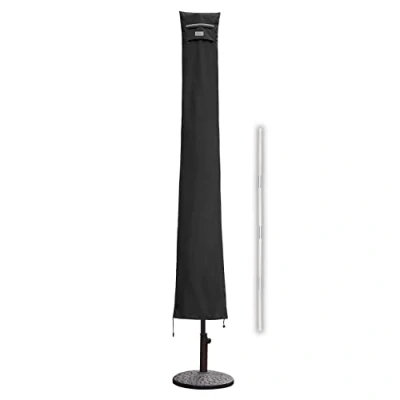 Image de Sekey Housse de Protection pour Parasol,(résistante aux UV et à la poussière l&#039;eau, résistante intempéries, déchirures), Noir