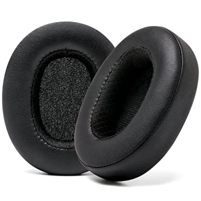 Image de WC Skullcandy Crusher/Evo/Hesh 3 Coussinets pour Casque Extra épais par Wicked Cushions Amélioration de la durabilité, l&#039;épaisseur, du Confort et l&#039;isolation phonique Noir