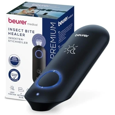 Image de Beurer BR 90 Dispositif contre les piqûres d&#039;insectes,pour le traitement des et morsures d&#039;insectes,sans substances chimiques, Piles AAA incluse(s)