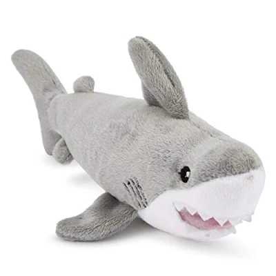 Image de Zappi Co Peluche Douce et Moelleuse pour Enfants Animaux en Parfaits des Compagnons de Jeu Douillets Agréables Les (12 15 cm) (Requin)