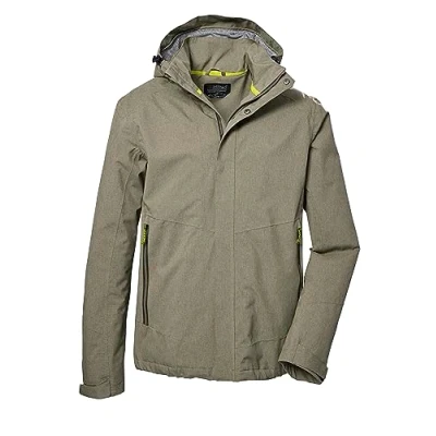 Image de killtec Men&#039;s Kos 53 Mn Jckt Veste Fonctionnelle/veste D&#039;extérieur Avec Capuche Amovible, Sage, 4XL EU