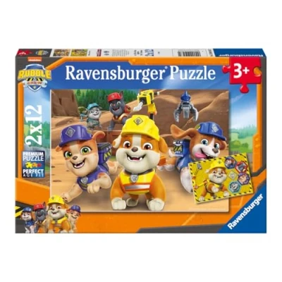 Image de Puzzles 2 x 12 pièces Ravensburger L&#039;équipe en action Rubben