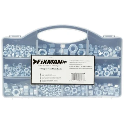Image de Fixman 771284 Coffret d&#039;écrous hexagonaux 1000 pièces