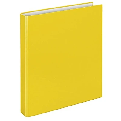 Image de VELOFLEX 1141010 classeur à anneaux Basic, DIN A4, 1 unité, jaune, hauteur de remplissage 25 mm, avec mécanisme 2