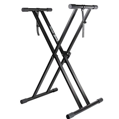 Image de RockJam Support pour clavier pré assemblé double embase Xfinity avec sangles de sécurité