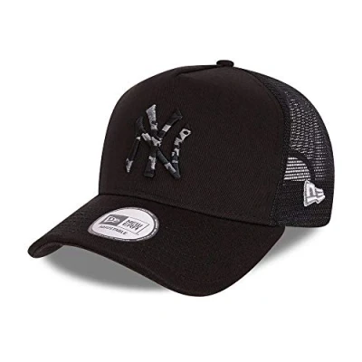 Image de New Era York Yankees Cap Trucker Kappe Camouflage Infill Basecap MLB Baseball Schwarz One Size