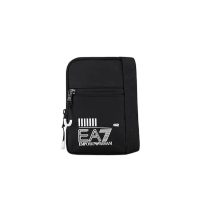 Image de EA7 Emporio Armani Train CORE MINI Pouch BAG Unisex Sac bandoulière, Taille: One Size, Black/white