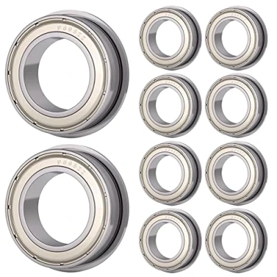 Image de 10pezzi F695 ZZ (5 x 13 4 mm) cuscinetto flangiato a sfera cuscinetti