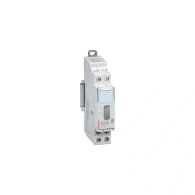 Image de Legrand 412412 Télérupteur CX3 standard avec bornes à vis, 2P, 16A, 250V contact 2F, tension commande 230V, 1 module