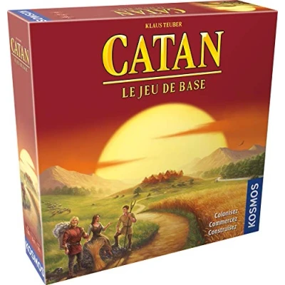 Image de Kosmos Catan : Le Jeu de base Unbox Now Société pour Adultes et Enfants dès 10 ans 3 à 4 joueurs 75 min Stratégie Négociation Immersif Version Française