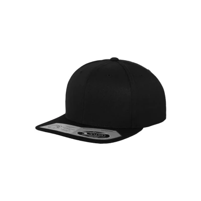Image de Flexfit Mixte 110 Fitted Snapback Black One Size Casquette, Noir, Taille unique EU