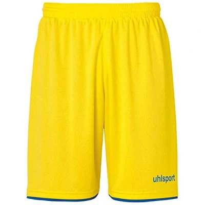 Image de uhlsport Club Shorts Homme, Muticolore (Lima Amarillo/Azur), XL