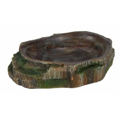 Image de Trixie Reptile Décoration de forêt Tropicale d&#039;eau et Nourriture Bol, 18 x 4.5 17 cm