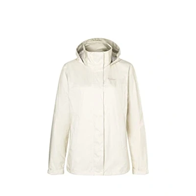 Image de Marmot Femme Wm&#039;s PreCip Eco Jacket, Veste de pluie imperméable, manteau résistant au vent, coupe vent hardshell pliable respirant, idéal pour la randonnée, Papyrus, S