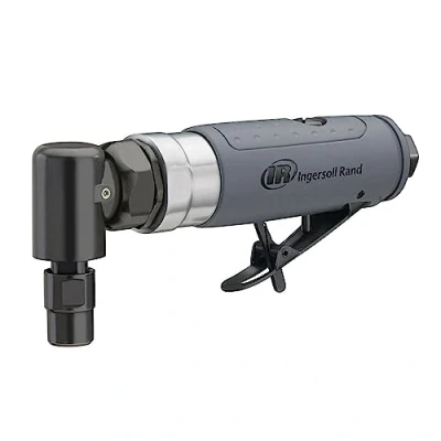 Image de Ingersoll Rand Meuleuse 302B M, finition pince de 6 mm à renvoi d&#039;angle pneumatique en composite, 20 000 tr/min, 250 W