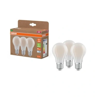 Image de OSRAM 4099854348099 LED CEE A (A G) E27 7.2 W blanc froid 3 pc(s)