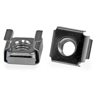 Image de StarTech.com Écrou cage M6 Pack de 100 Écrous montage pour rack et armoire serveur Argent (CABCAGENTS62)