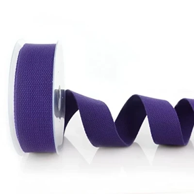 Image de Trimz Sangle en coton, violet, 30 mm