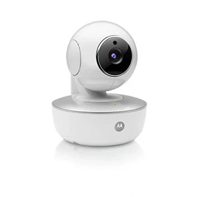 Image de Motorola FOCUS 88 Caméra de Surveillance Domestique HD 720p WIFI via un Smartphone pour la Maison Communication Bidirectionnelle Intégrée et Rotation, Inclinaison Zoom Blanc
