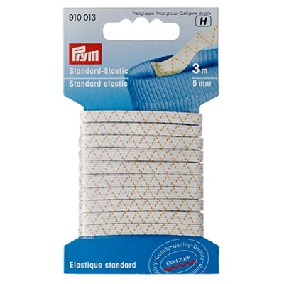 Image de Prym Standard Elastic 5 mm White