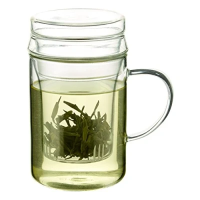 Image de Chiswick Tea Co Chope / Tasse d’Infusion de Thé en Verre avec Couvercle 350 ml