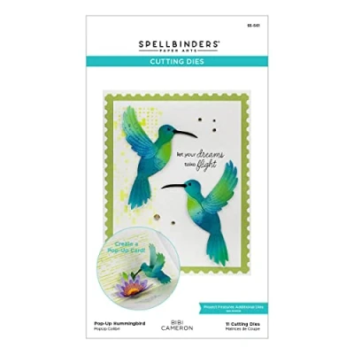 Image de Spellbinders Matrices de découpe Pop Gravé la collection Colibri Bibi&#039;s en métal, One