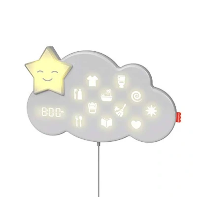 Image de Fisher Price Lumalou Assistant de Sommeil et Routines pour Enfant Aide au Coucher Son, Musique, Lumière Interactif Cadeau dès la Naissance, GWM53