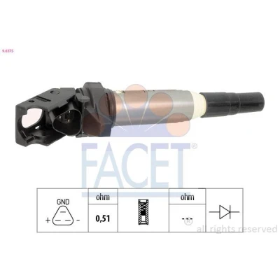 Image de Bobine d&#039;allumage FACET 9.6375