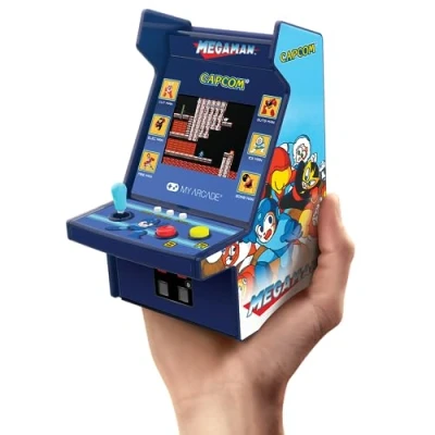 Image de Console Rétrogaming Capcom Micro Player PRO Mega Man Ecran 7cm Haute Résolution 6 jeux inclus Neuf