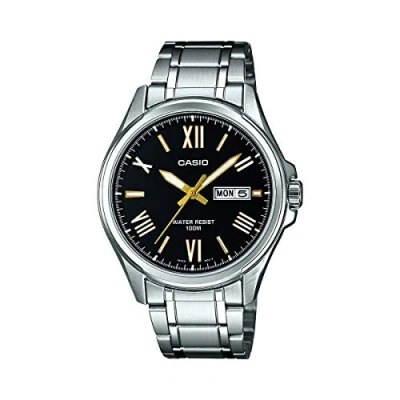 Image de Casio Homme Analogique Quartz Montre avec Bracelet en Acier Inoxydable MTP 1377D 1A