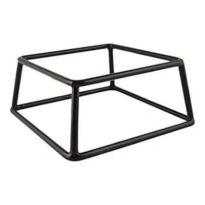 Image de Genware Nev rsr wbk08 antidérapant Buffet Riser, 18 cm x 8 cm, Noir