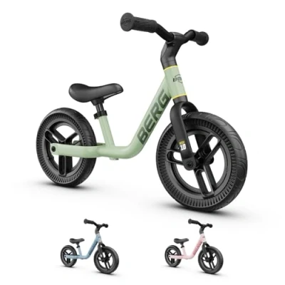 Image de Berg MOOV Roue de 10 pouces, draisienne à partir 2 ans, volant et selle réglables en hauteur (vert)