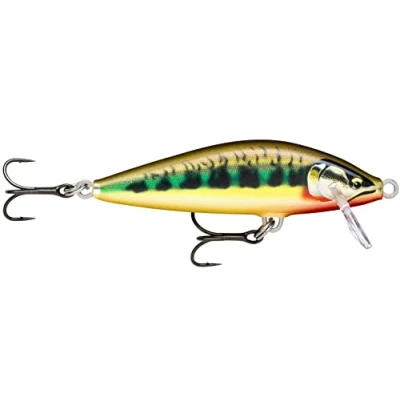 Image de Rapala Leurre de Pêche Countdown Elite Matériel avec Construction Balsa d&#039;eau Douce Coulant Profondeur Nage 0,9m Taille 5,5cm / 5g Fabriqué en Estonie Gilded Vairon