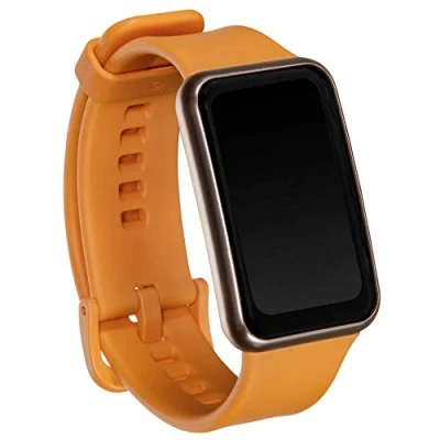 Image de HUAWEI WATCH FIT Montre Connectée, Boitier en métal, écran AMOLED de 1.64&quot;, 10 Jours D&#039;autonomie, 96 Modes D&#039;entraînement, GPS Intégré,SpO2, Capteur Fréquence Cardiaque, Gestion du Sommeil, Orange
