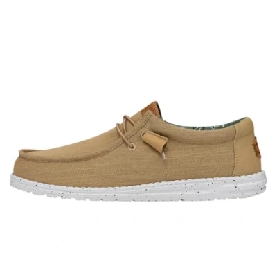 Image de Hey Dude Wally Washed Canvas Chaussures urbaines Hommemarron Marron