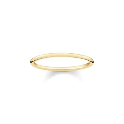 Image de THOMAS SABO Bague Femme Plaqué Or TR2123 413 12, Métal précieux, Non applicable,