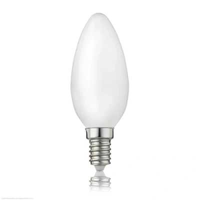 Image de Hellum 207200 A +, Bougie LED Lampe C35 E14 200 lm, Retrofit Mat, verre, 6 W, GU10, blanc, 16 x 7 cm