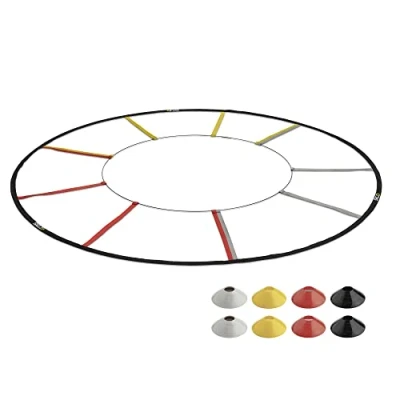Image de SKLZ Mixte Reactive Agility Ladder chelle d agilit r active Unisexe Multicolore Taille Unique, Grey, red, yellow, unique EU
