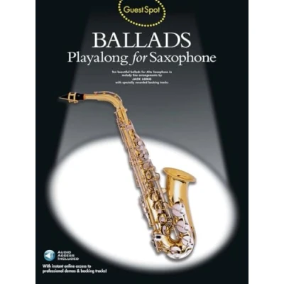 Image de Guest spot: ballads playalong for saxophone +cd