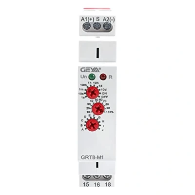 Image de GEYA 16A Relais temporisé multifonction 10 Fonction AC/DC12V 240V 1SPDT de contrôle(GRT8 M1,AC/DC12V 240V)