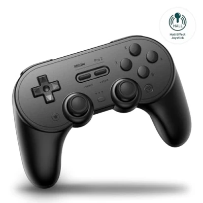 Image de 8BitDo PRO 2 Gamepad Hall Effect Black New Edition