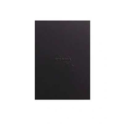 Image de RHODIA TOUCH 116186C Mixed Media Pad A6+ portrait Papier multi techniques Paint&#039;On extra blanc 250 g/m² 20 f microperforés détachables Couverture enveloppante carte Maya noire 270