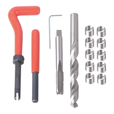 Image de DAYUAN kit de réparation filetage M10 x 1,0 mm, outils hélicoïdal, d&#039;insertion fil, ensemble d&#039;outils à main compatibles pour automobile