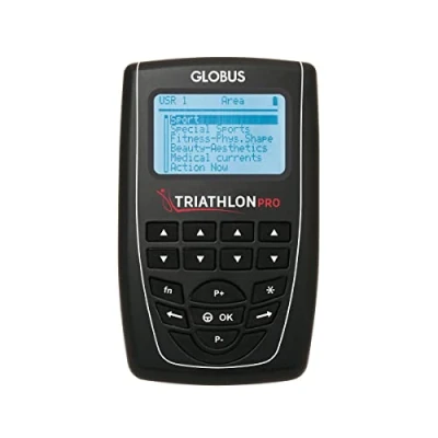 Image de Globus Triathlon Pro, électrostimulateur à 4 canaux, 424 programmes pour Le Sport, la Forme Physique, l&#039;esthétique et réadaptation, améliore Les Performances physiques des athlètes.