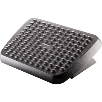 Image de Fellowes Repose pieds Standard, 2 inclinaisons possibles, surface massante, noir