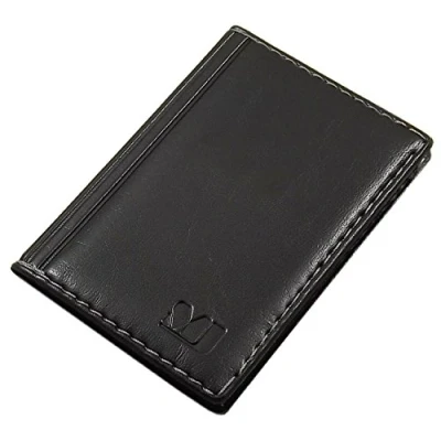 Image de Porte de Cartes crédit 12 Compartiments MJ Design Germany Made in UE en différentes Couleurs et Designs (Désign 1 / Noir)