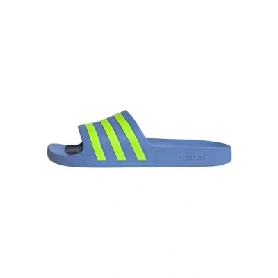 Image de adidas Mixte Adilette Aqua Slides Tongues, Blue Fusion Lucid Lemon Fusion, 46 EU