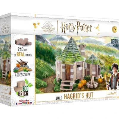 Image de Trefl Brick Trick Harry Potter Hagrid&#039;s Hut Construire avec des Briques, Cabane de Hagrid, Blocs Brique ÉCO, Bricolage, 240 Réutilisable