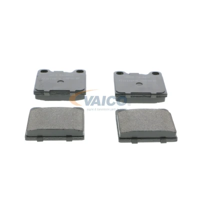 Image de VAICO V95 0048 Jeu de plaquettes frein Q+, Première Monte Essieu arrière non préparé pour indicateur d&#039;usure, contact signal d&#039;usure exclu